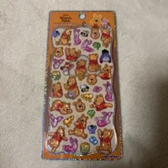プーさん プチドロップステッカー 正規品 【24時間以内発送】