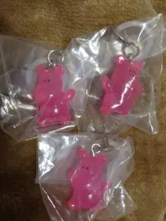 たべっ子どうぶつ THE MOVIE　めじるしアクセサリー　かばちゃん3個