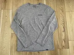 パタゴニア　ロングスリーブ キャプリーンクールデイリー　グレー S