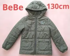 ベベ Bebe ダウンコート 中綿コート オリーブ 男の子 女の子 130cm