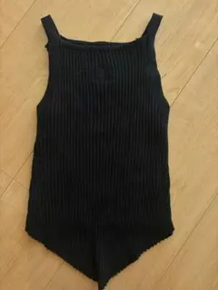Courrèges クレージュ ロゴ ホルターネックトップ ブラック Courreges ロゴ入りホルターネックタンクトップ - メルカリ