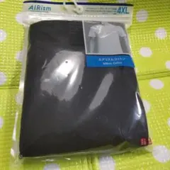 UNIQLO エアリズムコットン クルーネックT 半袖 4XL ブラック