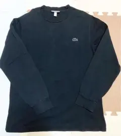 LACOSTEブラック 長袖 Tシャツ