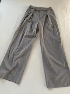 URBAN RESEARCH DOORS チェック柄ワイドパンツ 38