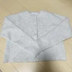 未使用！スローブイエナ　ウォッシャブルファーリーダブルフェイスカーディガン