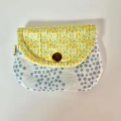 ハンドメイド❣️ ポーチ 小物入れ コンパクト 大人可愛い