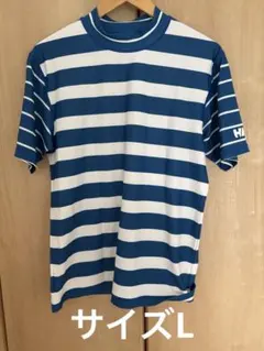HELLY HANSEN ストライプ ラッシュガード Lサイズ