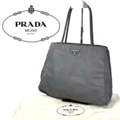 【人気】 PRADA TESSUTO プラダ テスート トートバッグ 三角ロゴ