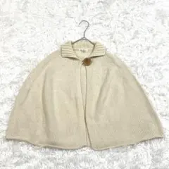 ロペピクニック ROPE'PICNIC ポンチョ ケープコート M 羽織 ニット