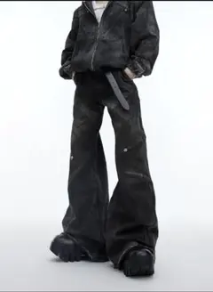 リック Y2K テック カーゴパンツ rick owens opium - メルカリ