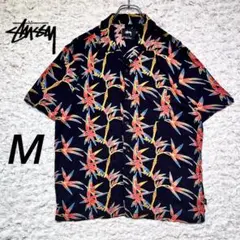 stussy HALFTONE FLOWER SHIRT最終値下げ！ - メルカリ