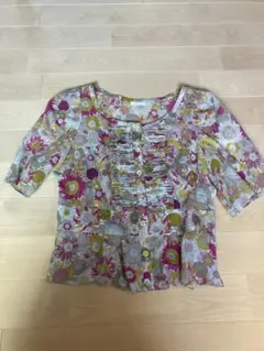 cacharel キャシャレル　リバティプリント　ブラウス　36