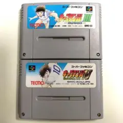 【動作確認済】SFCソフト キャプテン翼3 & 5　2本セット テクモ