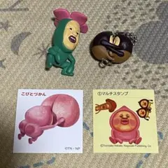 こびとづかん リトルハナガシラ アマクリソツ フィギュア2個セット＋おまけシール