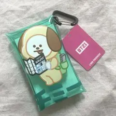 未使用品　BT21 chimmy チミー　クリアマルチケース　キーホルダー