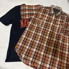 GAP 2枚セット　Tシャツ、チェックシャツ