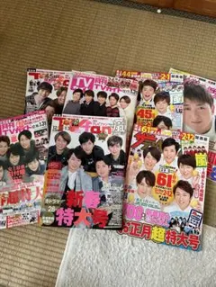 嵐　TVガイド•TVfan•ザテレビジョン　7冊セット