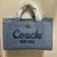 新品未使用　COACH コーチ カーゴ トート ハンド バッグ 2way 大容量
