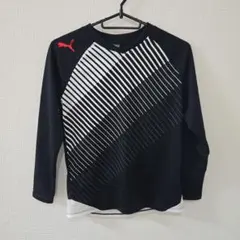 PUMA ストライプ長袖カットソー 140