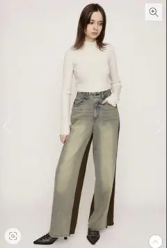 SLY JIW DOCKING SW STRAIGHT パンツ デニム　2のサムネイル