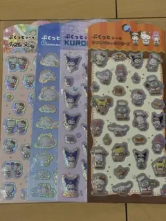 キャンドゥ ぷくっとシール サンリオ 4枚セット