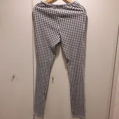 ギンガムチェック マタニティレギンス