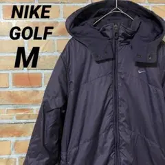NIKE GOLF スウッシュ ロングコート ブルゾン パープル ネイビー