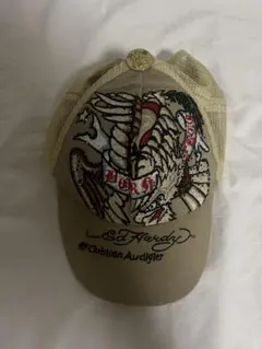 Ed Hardy メッシュキャップ エターナルラブ 刺繍 総柄 薔薇 Y2K - メルカリ