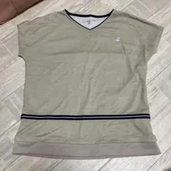 Babolat バボラ Vネック Tシャツ ベージュ Mのサムネイル