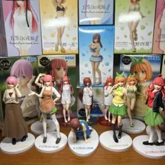 五等分の花嫁 フィギュア 15体 まとめ売り タペストリーつき - メルカリ
