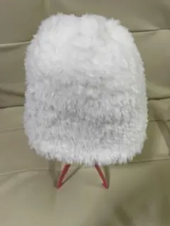 ホワイトファーキャップ