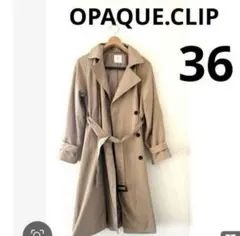 OPAQUE.CLIP ベージュ トレンチコート 36のサムネイル