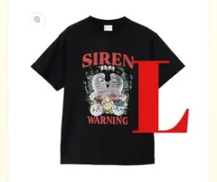 ちいかわ Tシャツ WARNING ブラック セイレーン 映画 人魚の島のひみつ