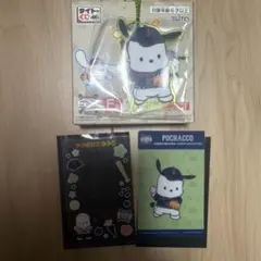 タイトーくじ　侍ジャパン✖️サンリオ　アクリルキーホルダークリアカード　ポチャッコ