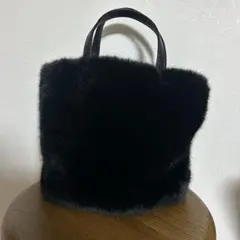 ブラックファートートバッグ