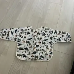 OCEAN & GROUND 袖付きお食事エプロン