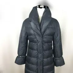 チェスティ　Chesty　<0> ロングダウンコート 黒系 ビジュー装飾　A6