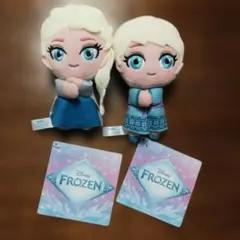 アナと雪の女王 マスコット てつなぎver. エルサ 2種セット