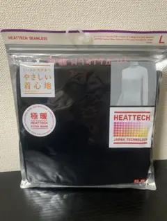 【新品・未使用】極暖ヒートテックシームレスリブタートルネック T（長袖）Lサイズ