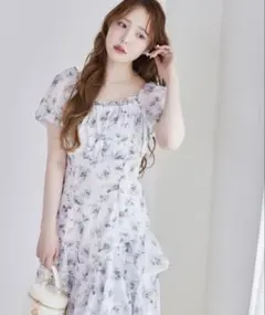 herlipto Spring Bouquet Satin Dress M - メルカリ