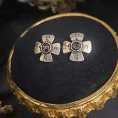 希少品 CHANEL シャネル グリポア カンボン ピアス チャーム 4点セット