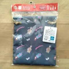 【新品未開封】THE VAUDEVILLE DUO 巾着マルチポーチ グレー