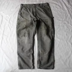 鬼雰囲気•神サイズ Carhartt ダブルニー ペインターパンツ MOS us