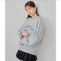 新品　chico ピグメントグルールーズスウェット