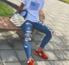 アメリカンイーグル ジェギング デニム ジーンズ スキニー 希少モデル