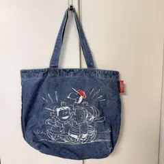 BOOFOOWOO スヌーピー PEANUTS デニム トートバッグ