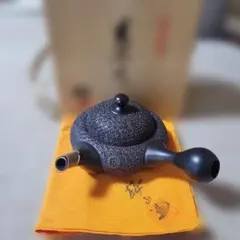 美しい青様 専用水野陽景 焼締藻掛 平袋小茶注 急須 - メルカリ