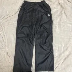 YONEX ブラック ウィンドブレーカーパンツ