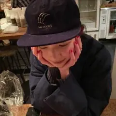 letloose logo cap ネイビー
