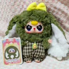 【涙目】baby three 80% ミニマカロン v2 深緑 うさぎ